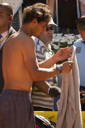 Tennis Mutua Madrid Open Match Tomas Berdych vs. Rafael Nadal, Madrid