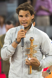 Tennis Mutua Madrid Open Match Rafael Nadal vs. Kei Nishikori, Madrid