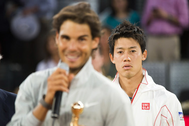 Tennis Mutua Madrid Open Match Rafael Nadal vs. Kei Nishikori, Madrid