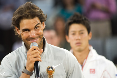 Tennis Mutua Madrid Open Match Rafael Nadal vs. Kei Nishikori, Madrid