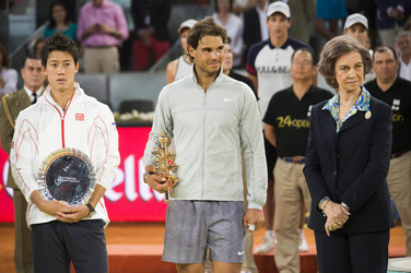 Tennis Mutua Madrid Open Match Rafael Nadal vs. Kei Nishikori, Madrid