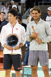 Tennis Mutua Madrid Open Match Rafael Nadal vs. Kei Nishikori, Madrid