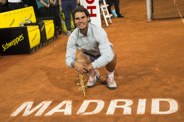 Tennis Mutua Madrid Open Match Rafael Nadal vs. Kei Nishikori, Madrid