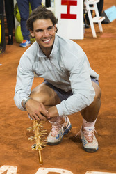 Tennis Mutua Madrid Open Match Rafael Nadal vs. Kei Nishikori, Madrid