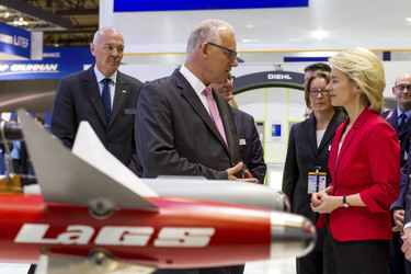 Luftfahrtmesse ILA in Schönefeld, Berlin