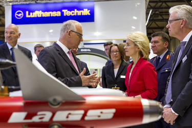 Luftfahrtmesse ILA in Schönefeld, Berlin