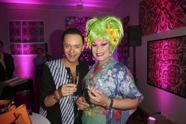 Charity-Event zur Versteigerung von Doreen Steinerts Herz, Berlin