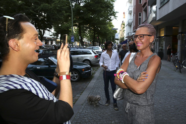 Charity-Event zur Versteigerung von Doreen Steinerts Herz, Berlin
