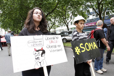 Demonstration gegen Erdogan, Köln