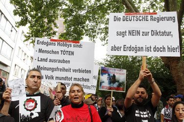 Demonstration gegen Erdogan, Köln