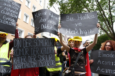 Demonstration gegen Erdogan, Köln