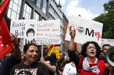 Demonstration gegen Erdogan, Köln