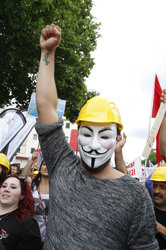Demonstration gegen Erdogan, Köln