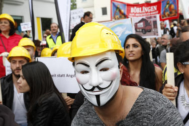 Demonstration gegen Erdogan, Köln