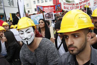 Demonstration gegen Erdogan, Köln