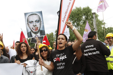 Demonstration gegen Erdogan, Köln