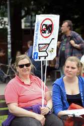 Demonstration gegen Monsanto, TTPI und für Tempelhof