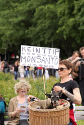 Demonstration gegen Monsanto, TTPI und für Tempelhof