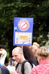 Demonstration gegen Monsanto, TTPI und für Tempelhof