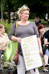 Demonstration gegen Monsanto, TTPI und für Tempelhof