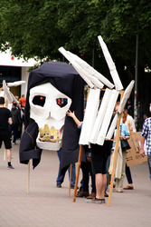 Demonstration gegen Monsanto, TTPI und für Tempelhof