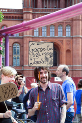 Demonstration gegen Monsanto, TTPI und für Tempelhof
