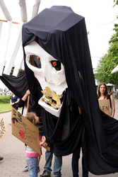 Demonstration gegen Monsanto, TTPI und für Tempelhof