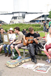 Demonstration gegen Monsanto, TTPI und für Tempelhof