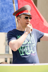 Organisation 'Staatenlos' veranstaltet Friedensdemo, Berlin