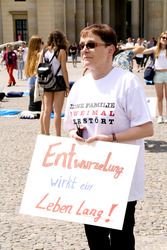 Demo zur Zwangsadoption in der DDR, Berlin