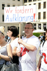 Demo zur Zwangsadoption in der DDR, Berlin