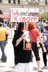 Demo zur Zwangsadoption in der DDR, Berlin