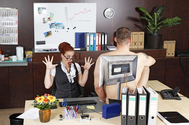 Büro / Office Bodypainting