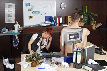 Büro / Office Bodypainting