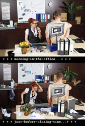 Büro / Office Bodypainting
