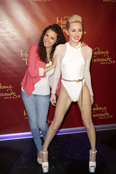 Miley Cyrus Wachsfigur bei Madame Tussauds, Berlin