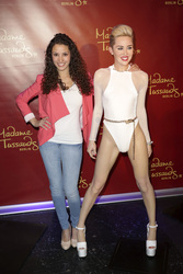 Miley Cyrus Wachsfigur bei Madame Tussauds, Berlin