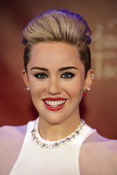 Miley Cyrus Wachsfigur bei Madame Tussauds, Berlin