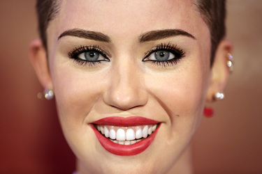Miley Cyrus Wachsfigur bei Madame Tussauds, Berlin