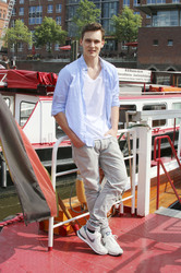 Barkassen Locationtour mit den Nominierten des Studio Hamburg Nachwuchspreises 2014, Hamburg