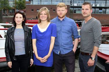 Barkassen Locationtour mit den Nominierten des Studio Hamburg Nachwuchspreises 2014, Hamburg