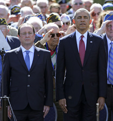 70. Jahrestag des D-Day, Colleville-sur-Mer