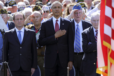 70. Jahrestag des D-Day, Colleville-sur-Mer