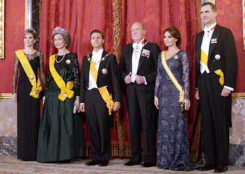 Gala-Dinner für Präsident Enrique Pena Nieto, Madrid