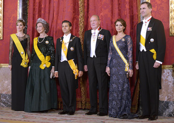 Gala-Dinner für Präsident Enrique Pena Nieto, Madrid
