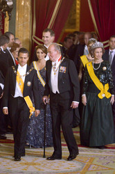 Gala-Dinner für Präsident Enrique Pena Nieto, Madrid