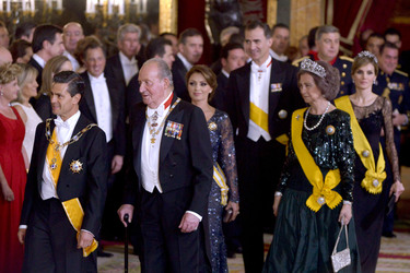 Gala-Dinner für Präsident Enrique Pena Nieto, Madrid