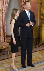 Prinz Felipe von Spanien und Prinzessin Letizia von Spanien, Madrid
