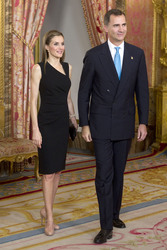 Prinz Felipe von Spanien und Prinzessin Letizia von Spanien, Madrid