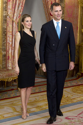 Prinz Felipe von Spanien und Prinzessin Letizia von Spanien, Madrid
